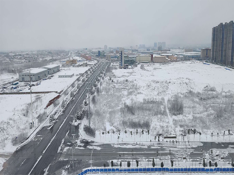 昨晚夜間強冷空氣到驟降隨州終于迎來了的一場鵝毛大雪